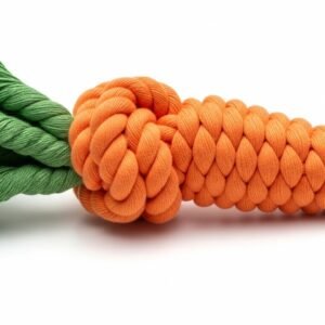 Cotton Rope Knot Dog Toy, Durable Chew & Teeth Cleaning Toy
