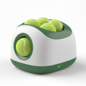 Automatic Dog Ball Launcher, Interactive Fetch Machine with Adjustable Distance